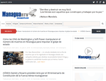 Tablet Screenshot of managuartv.com